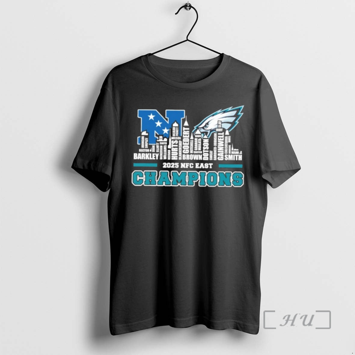 Officials 2025 Nfc East Champions Philadelphia Typo T-Shirts, Hoodie, Sweatshirt | AU18TeeNovaLab.com