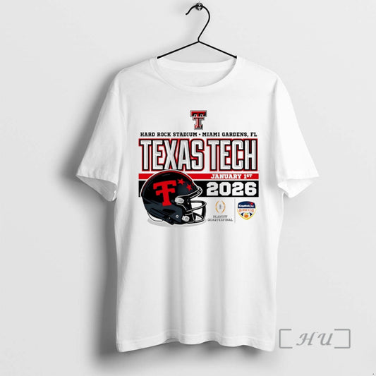 Officials 2026 Cfp Quarterfinal At The Capital One Orange Bowl Texas Tech Red Raiders Helmet