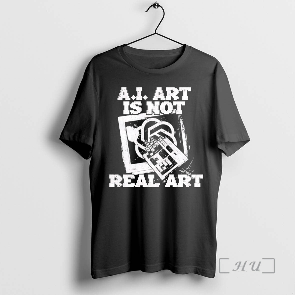 Officials Ai Art Is Not Real Art Keyboard T-Shirts, Hoodie, Sweatshirt | AU18TeeNovaLab.com