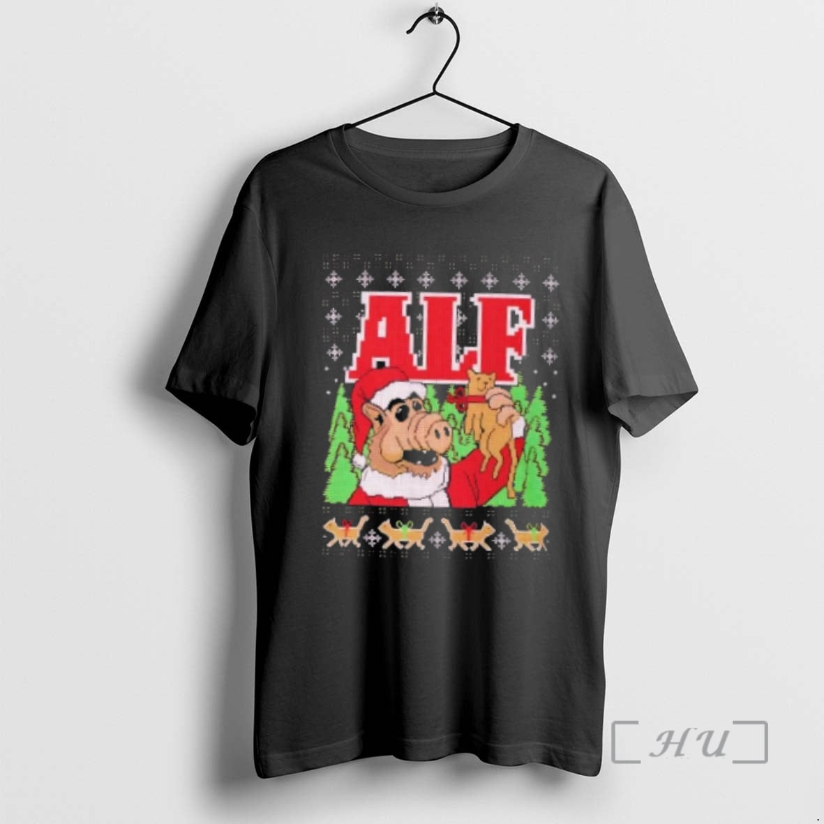 Officials Alf Ugly Christmas Pixel Art Holiday T-Shirts, Hoodie, Sweatshirt | AU18TeeNovaLab.com
