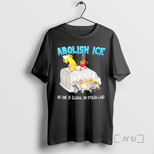 Officials Abolish Ice No One Is Illegal On Stolen Land T-Shirts, Hoodie, Sweatshirt | AU18TeeNovaLab.com