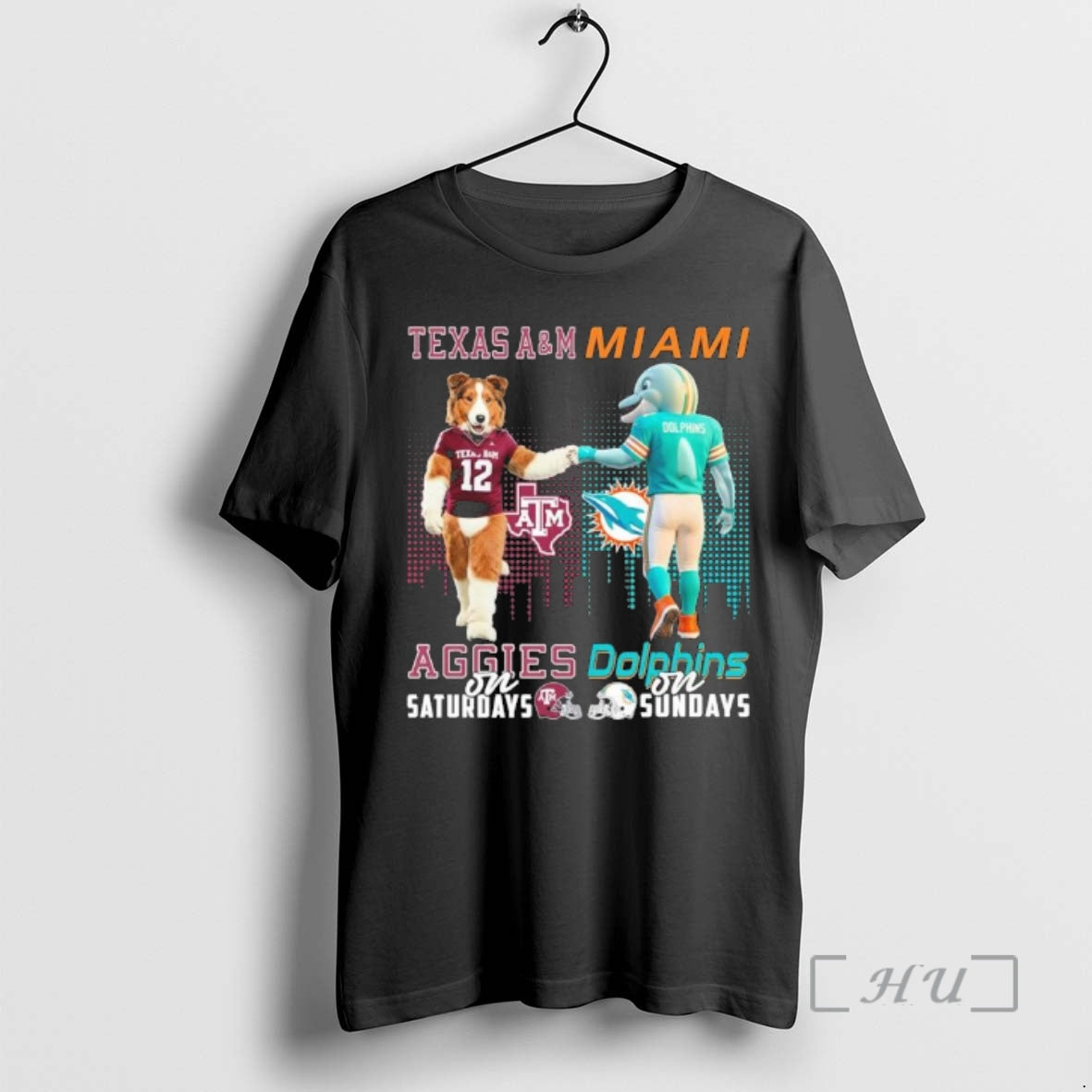 Officials Aggies Vs Dolphins Mascot On Saturdays And On Sundays T-Shirts, Hoodie, Sweatshirt | AU18TeeNovaLab.com