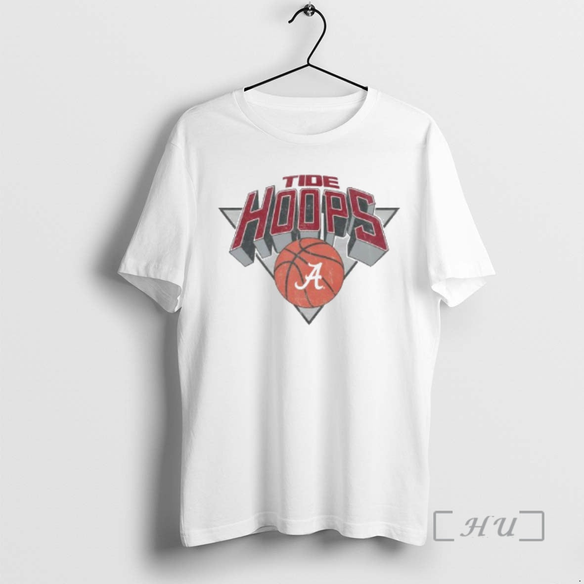 Officials Alabama Crimson Retro Tide Hoops Logo T-Shirts, Hoodie, Sweatshirt | AU18TeeNovaLab.com