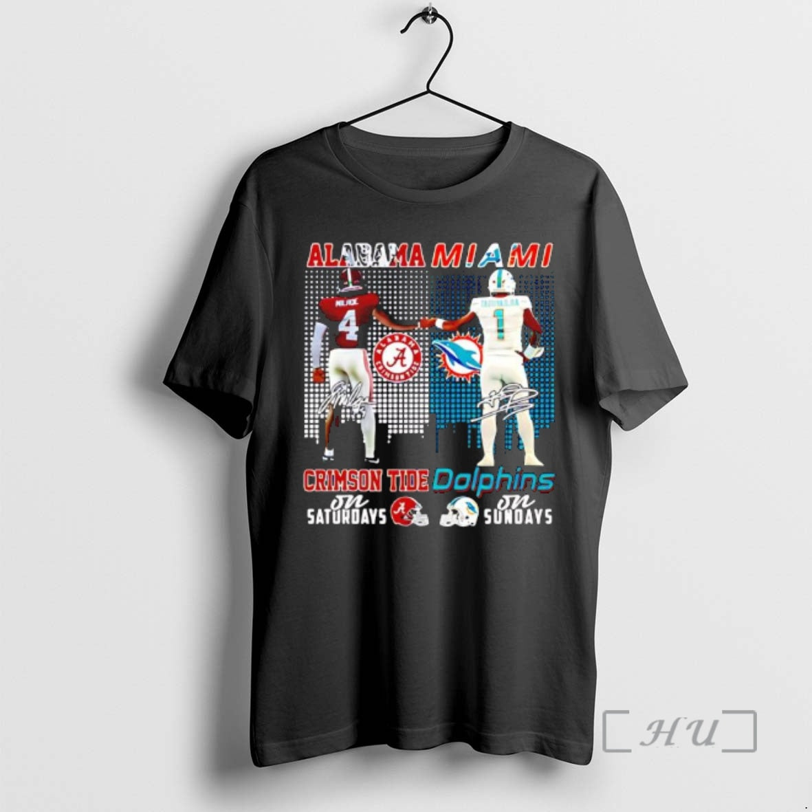 Officials Alabama Miami Players First Bump Signature T-Shirts, Hoodie, Sweatshirt | AU18TeeNovaLab.com