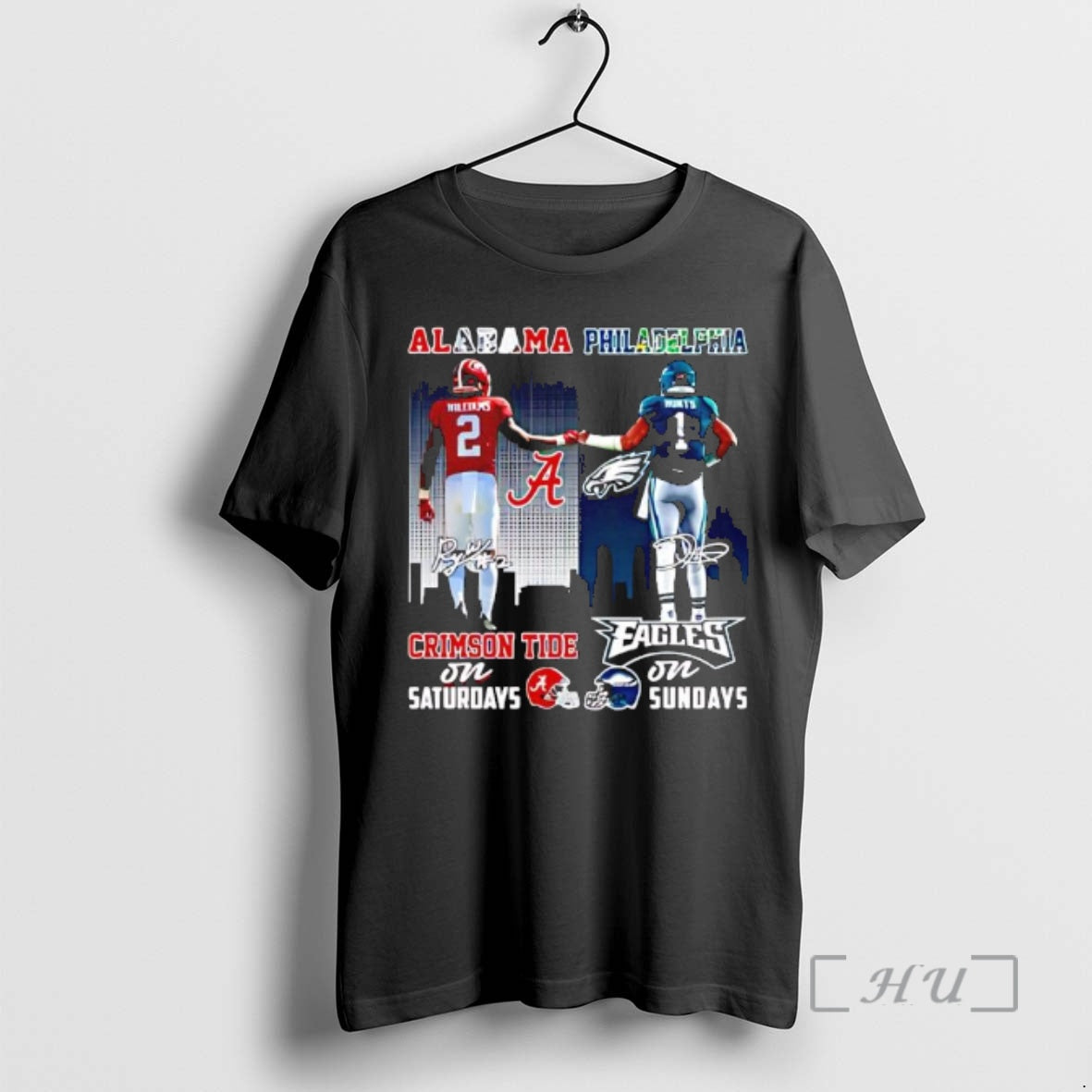 Officials Alabama Philadelphia Players First Bump Signature T-Shirts, Hoodie, Sweatshirt | AU18TeeNovaLab.com