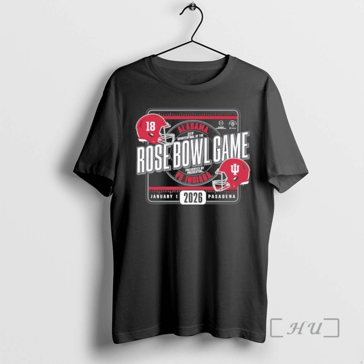 Officials Alabama Vs Indiana Football 2026 Rose Bowl Game Head To Head Premium T Shirts Hoodie, Sweatshirt