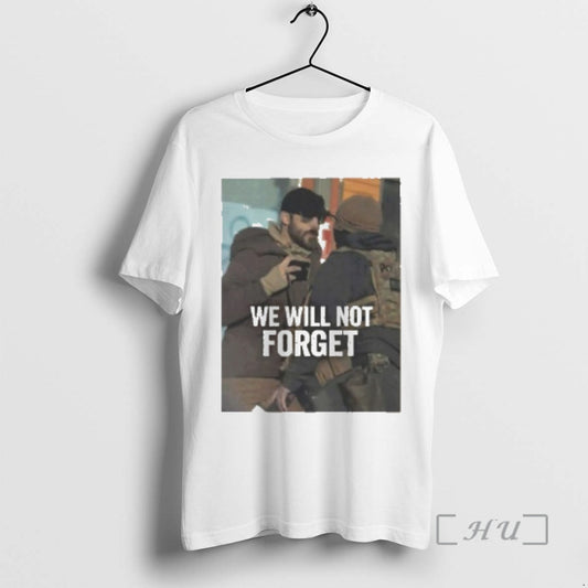 Officials Alex Jeffrey Pretti We Will Not Forget You Immigration T-Shirts, Hoodie, Sweatshirt | AU18TeeNovaLab.com