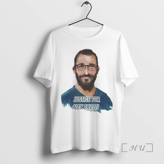 Officials Alex Pretti Big Face Justice For Alex Pretti Art T-Shirts, Hoodie, Sweatshirt | AU18TeeNovaLab.com