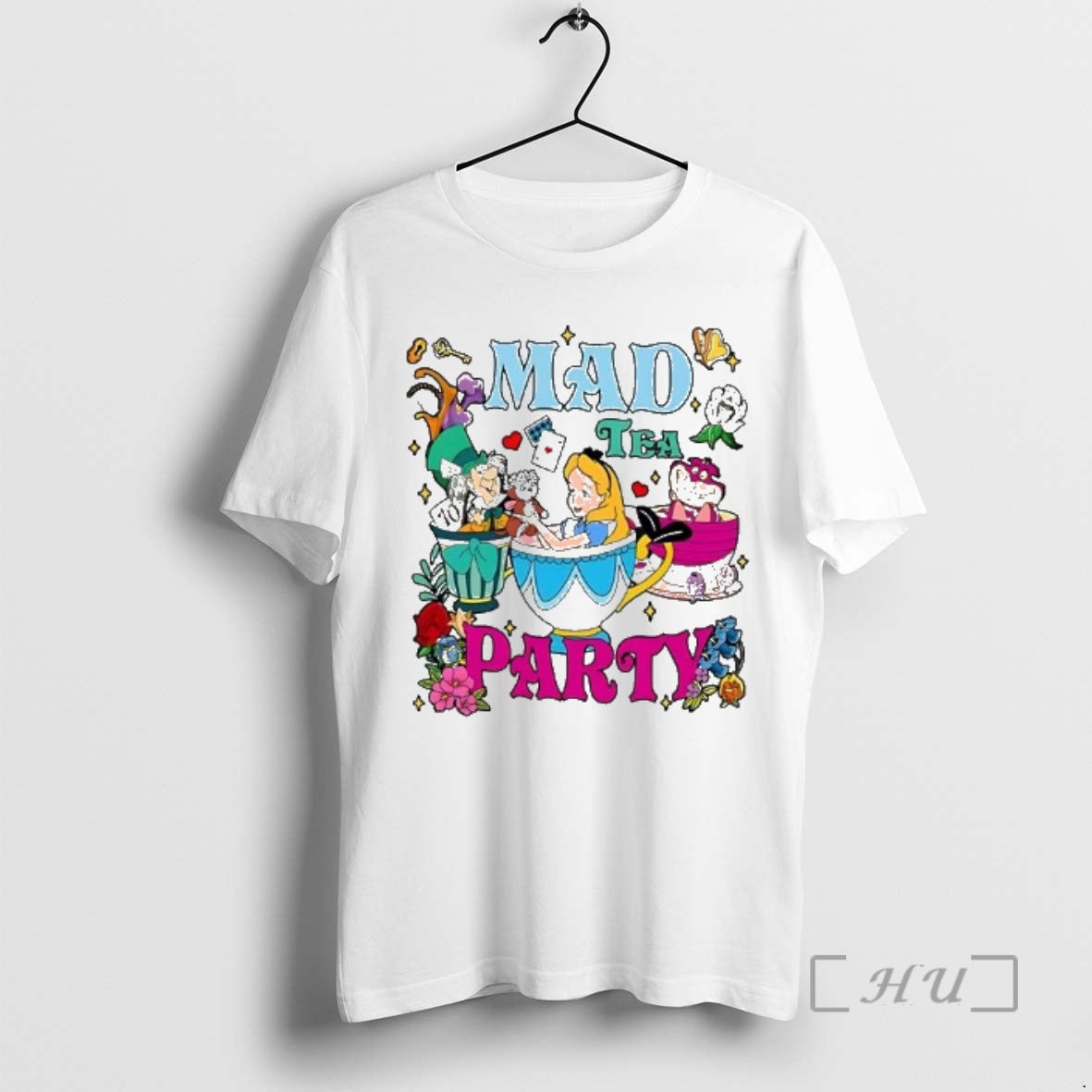 Officials Alice In Wonderland Mad Tea Party Cartoon T-Shirts, Hoodie, Sweatshirt | AU18TeeNovaLab.com