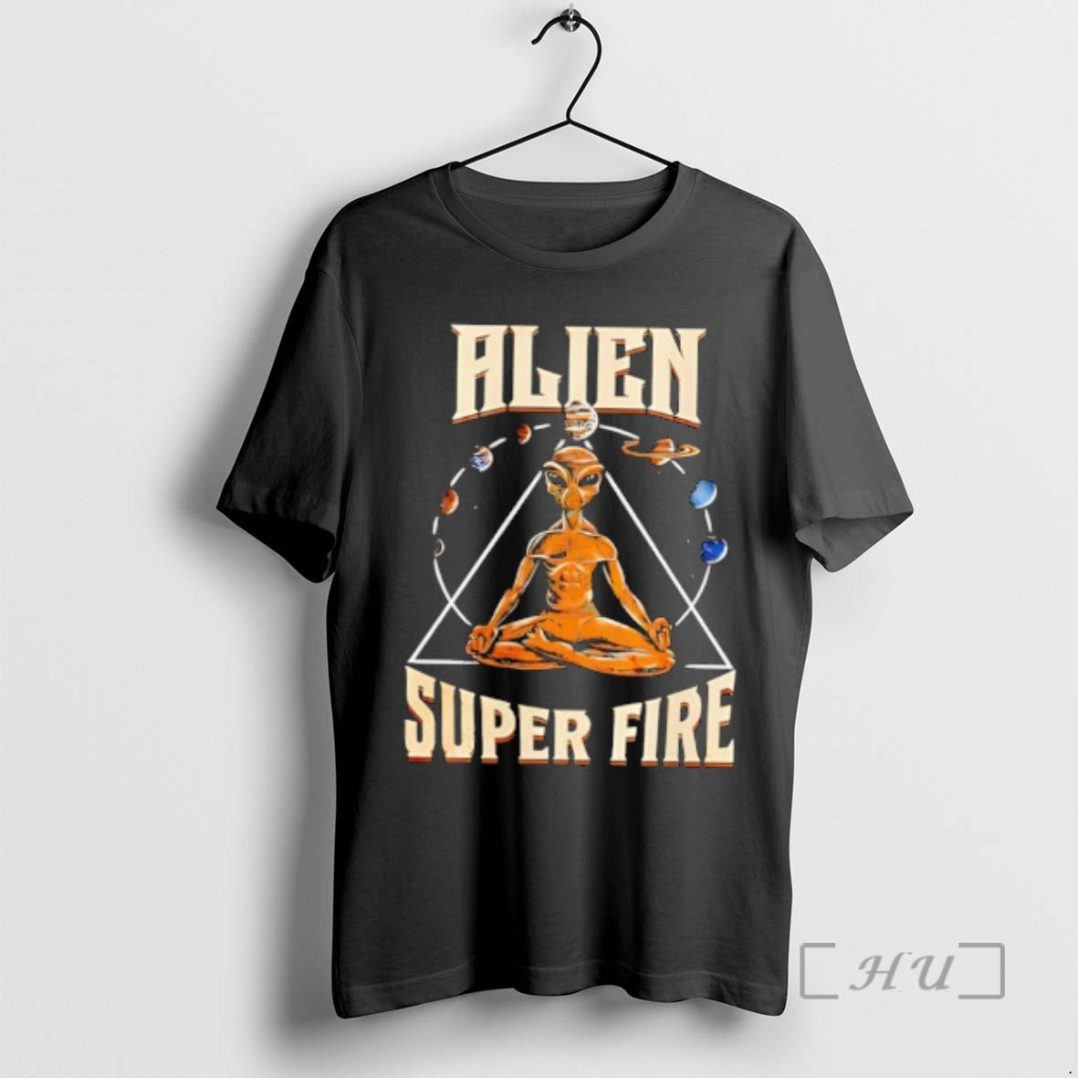 Officials Alien Super Fire Meditation Among The Planets T-Shirts, Hoodie, Sweatshirt | AU18TeeNovaLab.com