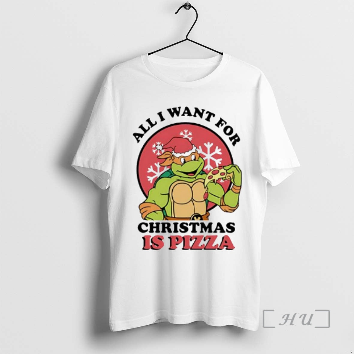 Officials All I Want For Christmas Is Pizza Ninja Turtles Graphic Premium T Shirts Sweater Hoodie, Sweatshirt