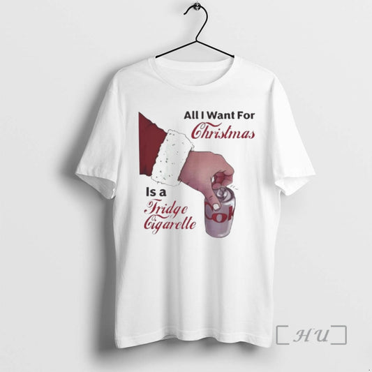 Officials All I Want For Christmas Is A Fridge Cigarette Ornaments Premium T Shirts Sweater Hoodie, Sweatshirt
