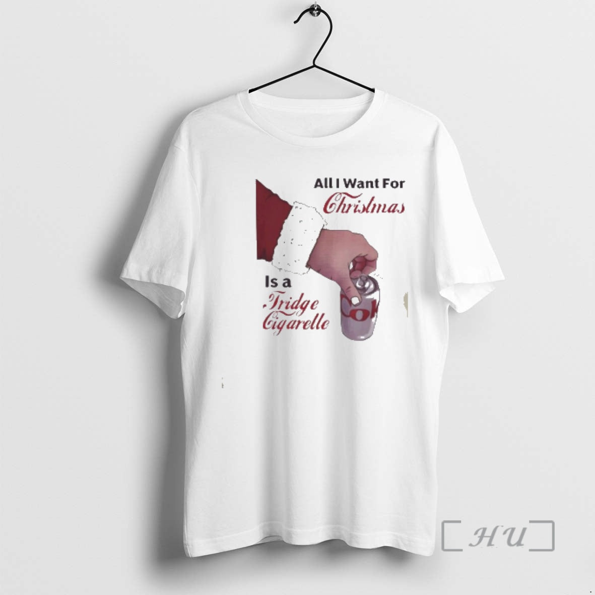 Officials All I Want For Christmas Is A Fridge Cigarette T-Shirts, Hoodie, Sweatshirt | AU18TeeNovaLab.com