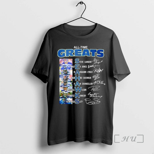 All Time Greats Seahawks Players List Name And Signature