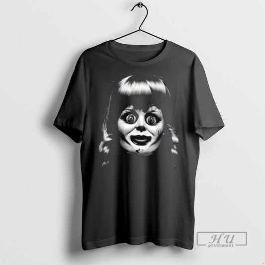Officials Annabelle Horror Character Big Face Halloween T Shirts