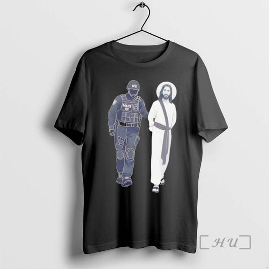 Officials Arresting Jesus By Police Ice T-Shirts, Hoodie, Sweatshirt | AU18TeeNovaLab.com