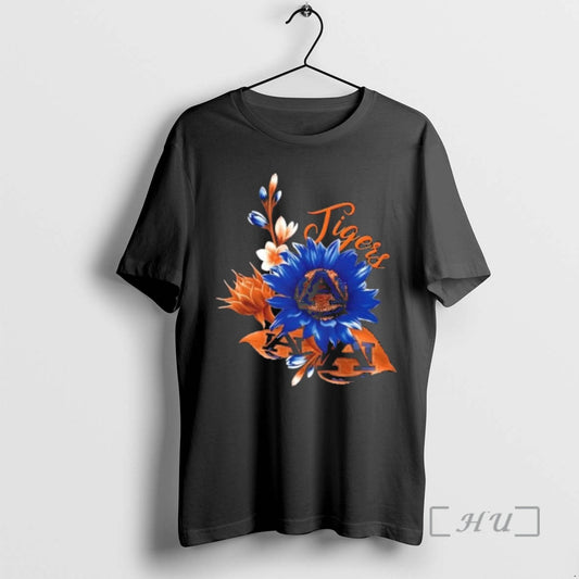 Officials Auburn Tigers Football X Sunflower Floral T-Shirts, Hoodie, Sweatshirt | AU18TeeNovaLab.com