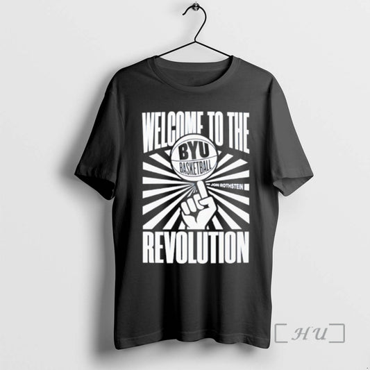 Officials Byu Basketball Welcome To The Revolution Jon Rothstein T-Shirts, Hoodie, Sweatshirt | AU18TeeNovaLab.com