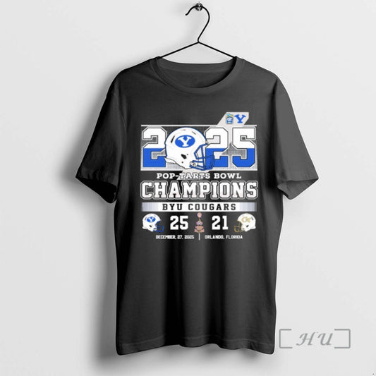 Officials Byu Cougars 2025 Pop Tarts Bowl Champions 25 21 T-Shirts, Hoodie, Sweatshirt | AU18TeeNovaLab.com