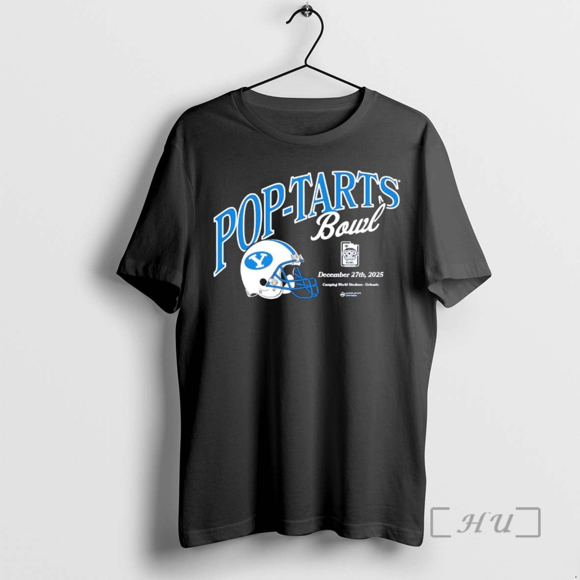 Officials Byu Cougars 2025 Pop Tarts Bowl Helmet Chriast T-Shirts, Hoodie, Sweatshirt | AU18TeeNovaLab.com