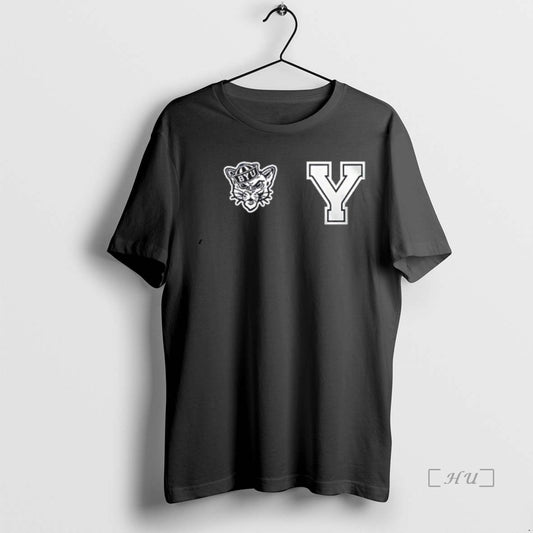 Officials Byu Cougars X Brigham Young University Mascot Logo Double Sided Graphic Premium T Shirts Hoodie, Sweatshirt