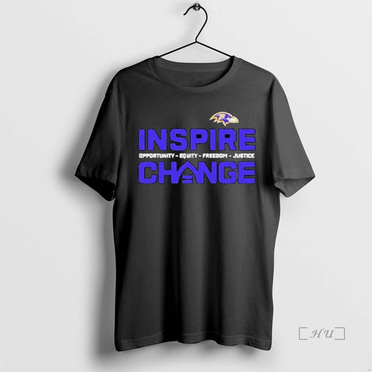 Officials Baltimore Ravens Inspire Change Opportunity Equity Freedom Justice Ornaments