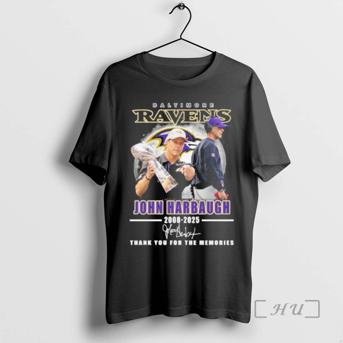 Officials Baltimore Ravens John Harbaugh 2008 2025 Thank You Coach T-Shirts, Hoodie, Sweatshirt | AU18TeeNovaLab.com