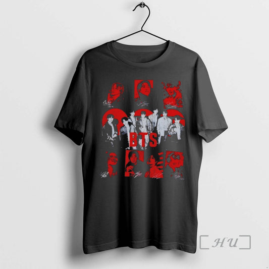 Officials Bang Tan Boy Vintage Bts Graphic Signature T-Shirts, Hoodie, Sweatshirt | AU18TeeNovaLab.com