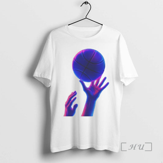 Officials Basketball Hands Neon Vaporwave Graphic T-Shirts, Hoodie, Sweatshirt | AU18TeeNovaLab.com