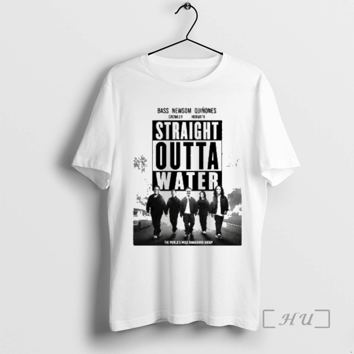 Officials Bass Newsom Quinones Straight Outta Water T-Shirts, Hoodie, Sweatshirt | AU18TeeNovaLab.com