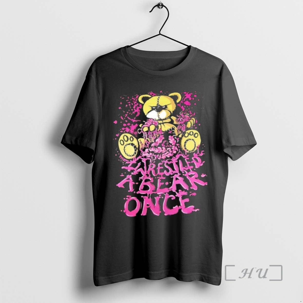 Officials Bear I Wrestled A Bear Once T-Shirts, Hoodie, Sweatshirt | AU18TeeNovaLab.com