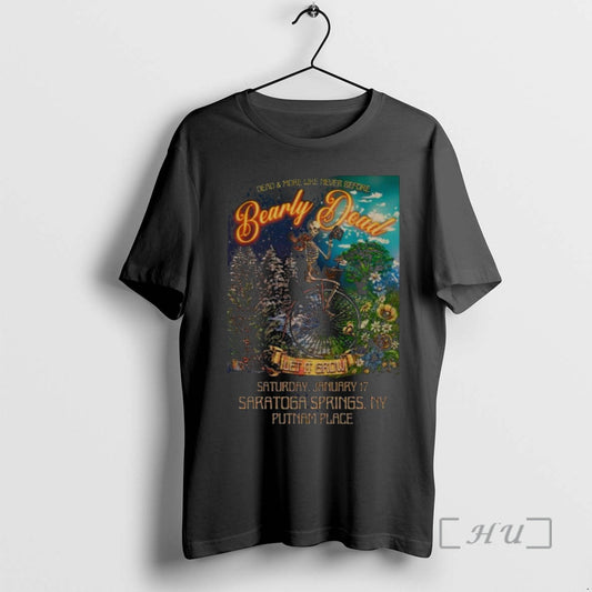 Officials Bearly Dead Saratoga Springs Ny 1 17 T-Shirts, Hoodie, Sweatshirt | AU18TeeNovaLab.com