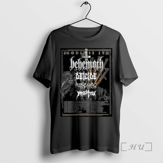 Officials Behemoth The Godless Iv 2026 Tour North America City T-Shirts, Hoodie, Sweatshirt | AU18TeeNovaLab.com