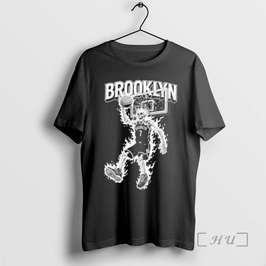 Officials Best Brooklyn Nets Mens Basketball Skeleton Player Fire T-Shirts, Hoodie, Sweatshirt | AU18TeeNovaLab.com