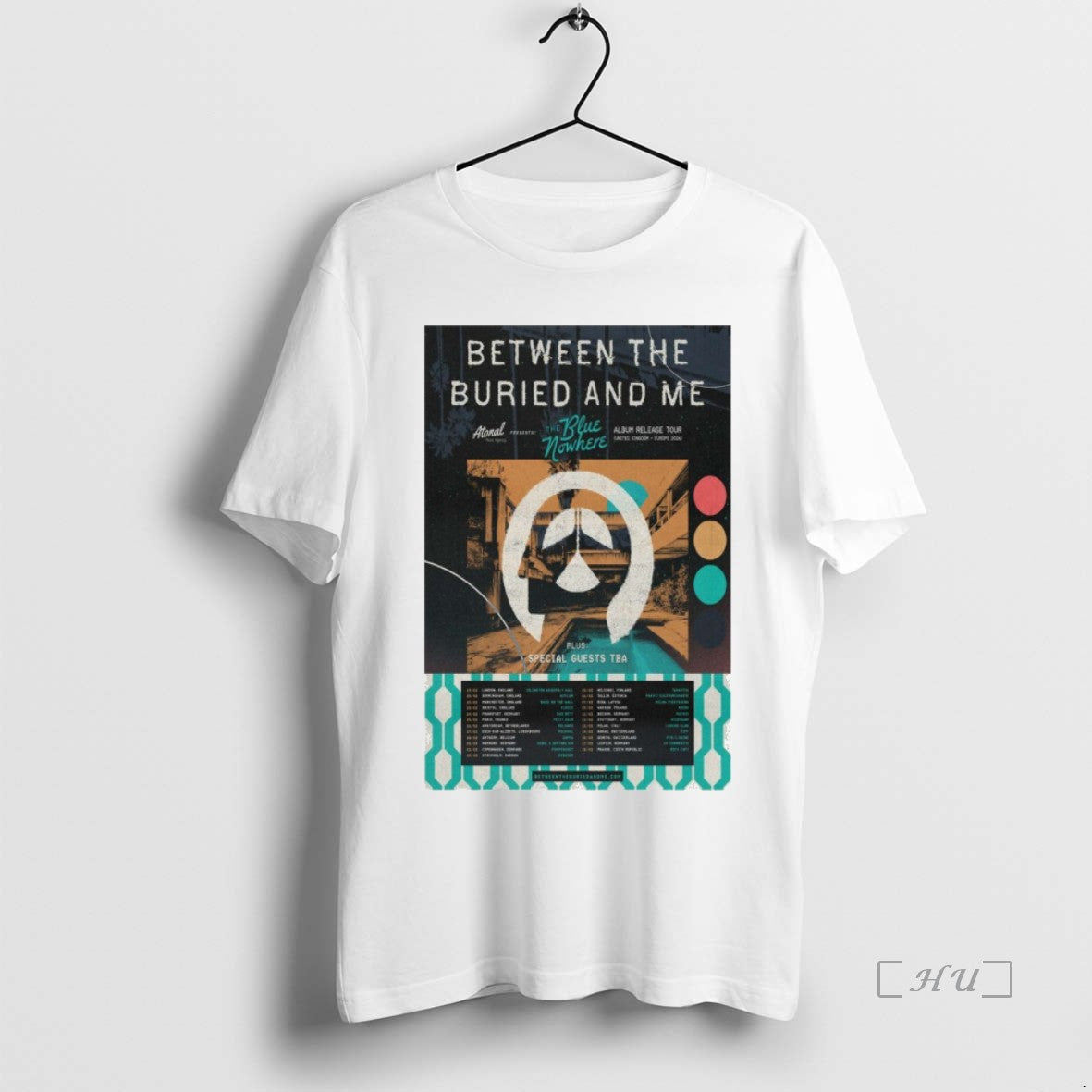 Officials Between The Buried And Me Uk Europe Tour 2026 T-Shirts, Hoodie, Sweatshirt | AU18TeeNovaLab.com