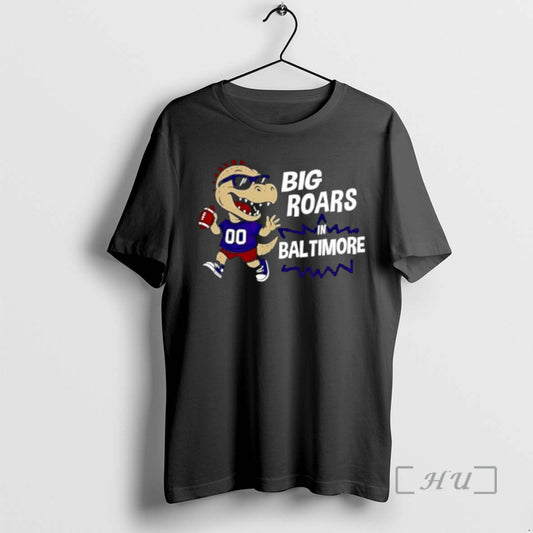 Officials Big Roars In Baltimore Ravens Dinosaur Cartoon Funny T-Shirts, Hoodie, Sweatshirt | AU18TeeNovaLab.com