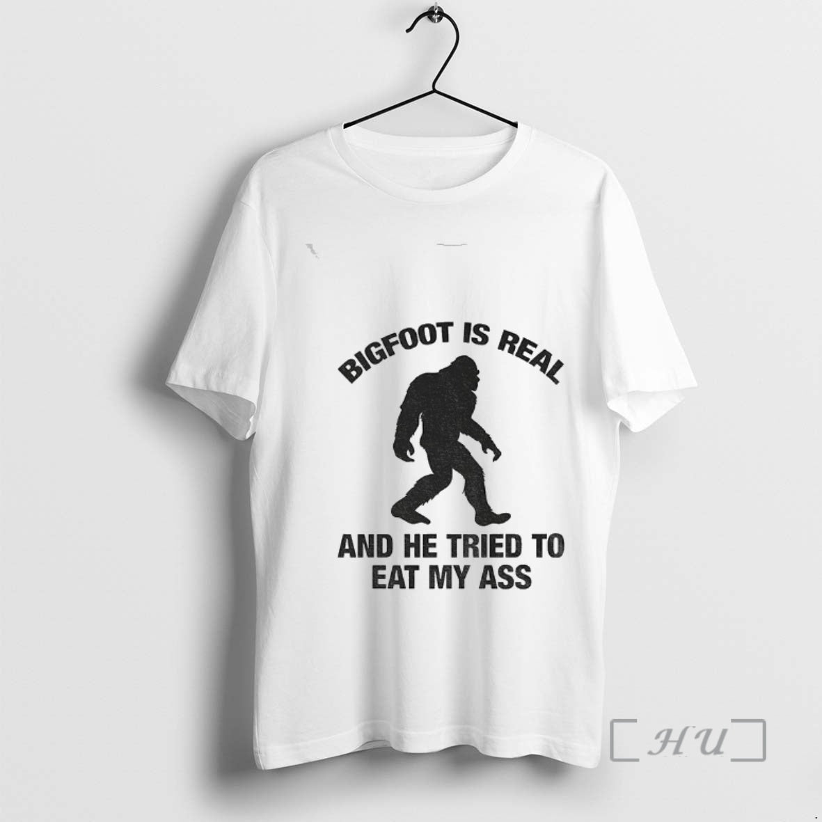 Officials Bigfoot Is Real And He Tried To Eat My Ass Premium T Shirts Sweater Hoodie, Sweatshirt | AU18TeeNovaLab.com