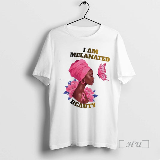 Officials Black Woman Flower Butterfly I Am Melanated Beauty T-Shirts, Hoodie, Sweatshirt | AU18TeeNovaLab.com