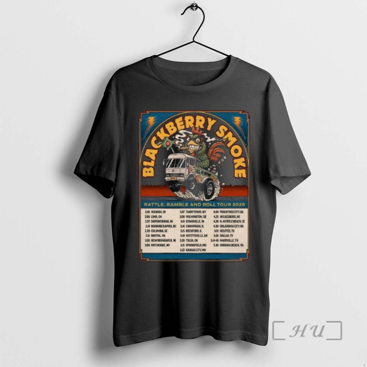 Officials Blackberry Smoke Rattle Ramble And Roll 2026 Tour T-Shirts, Hoodie, Sweatshirt | AU18TeeNovaLab.com