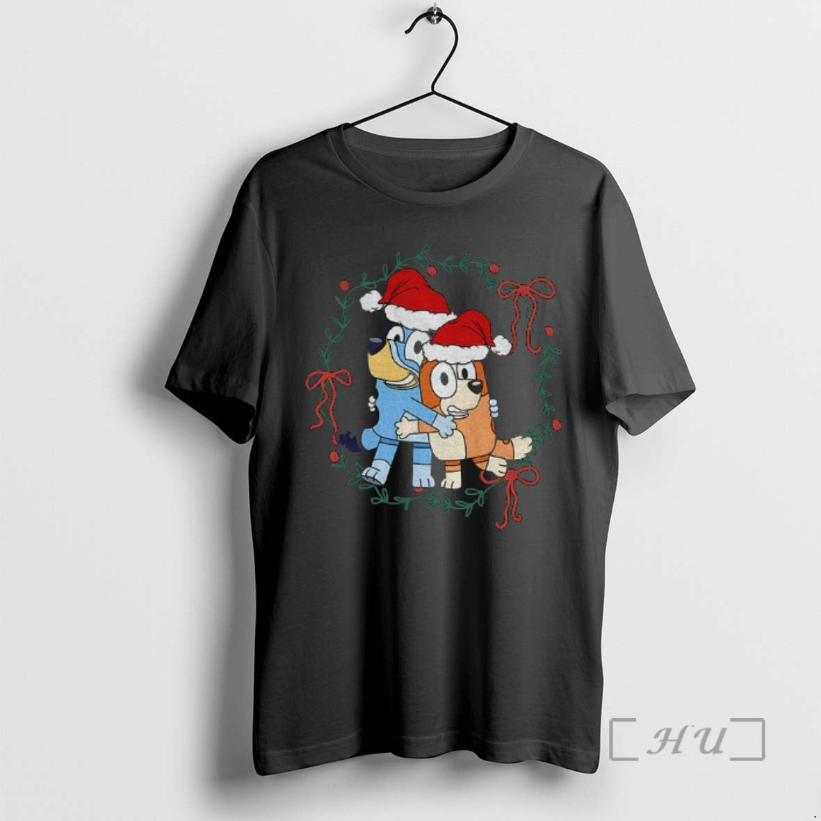Officials Blue Dog Cartoon This Episode Of Bluey Is Called Merry Christmas Premium T Shirts Hoodie, Sweatshirt
