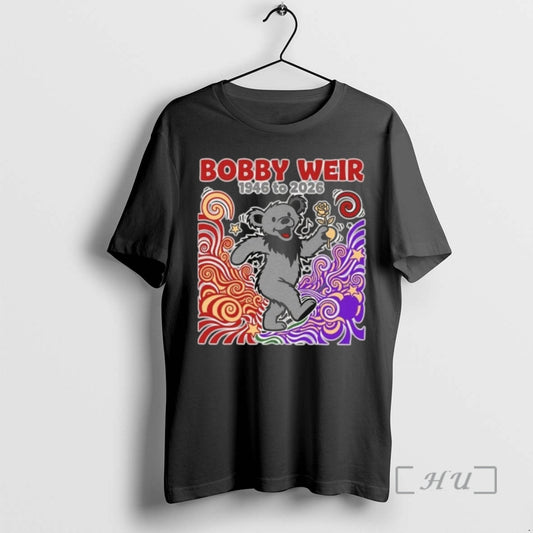 Officials Bobby Weir Dead Bear 1946 2026 Memorial T-Shirts, Hoodie, Sweatshirt | AU18TeeNovaLab.com
