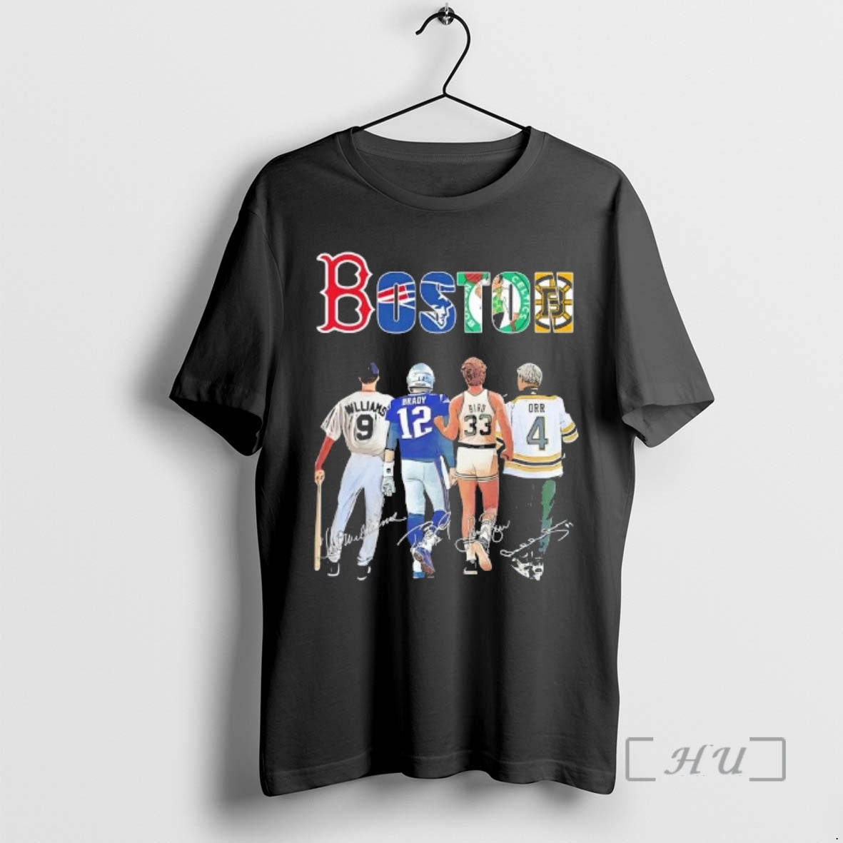 Officials Boston City Sports Legends Williams Brady Bird Orr Signatures T-Shirts, Hoodie, Sweatshirt | AU18TeeNovaLab.com