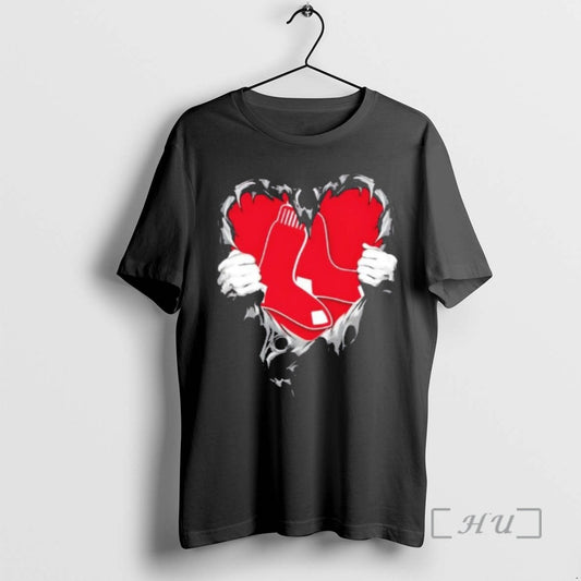 Officials Boston Red Sox Rip The Chest Forever In My Heart Premium T Shirts Sweater Hoodie, Sweatshirt | AU18TeeNovaLab.com