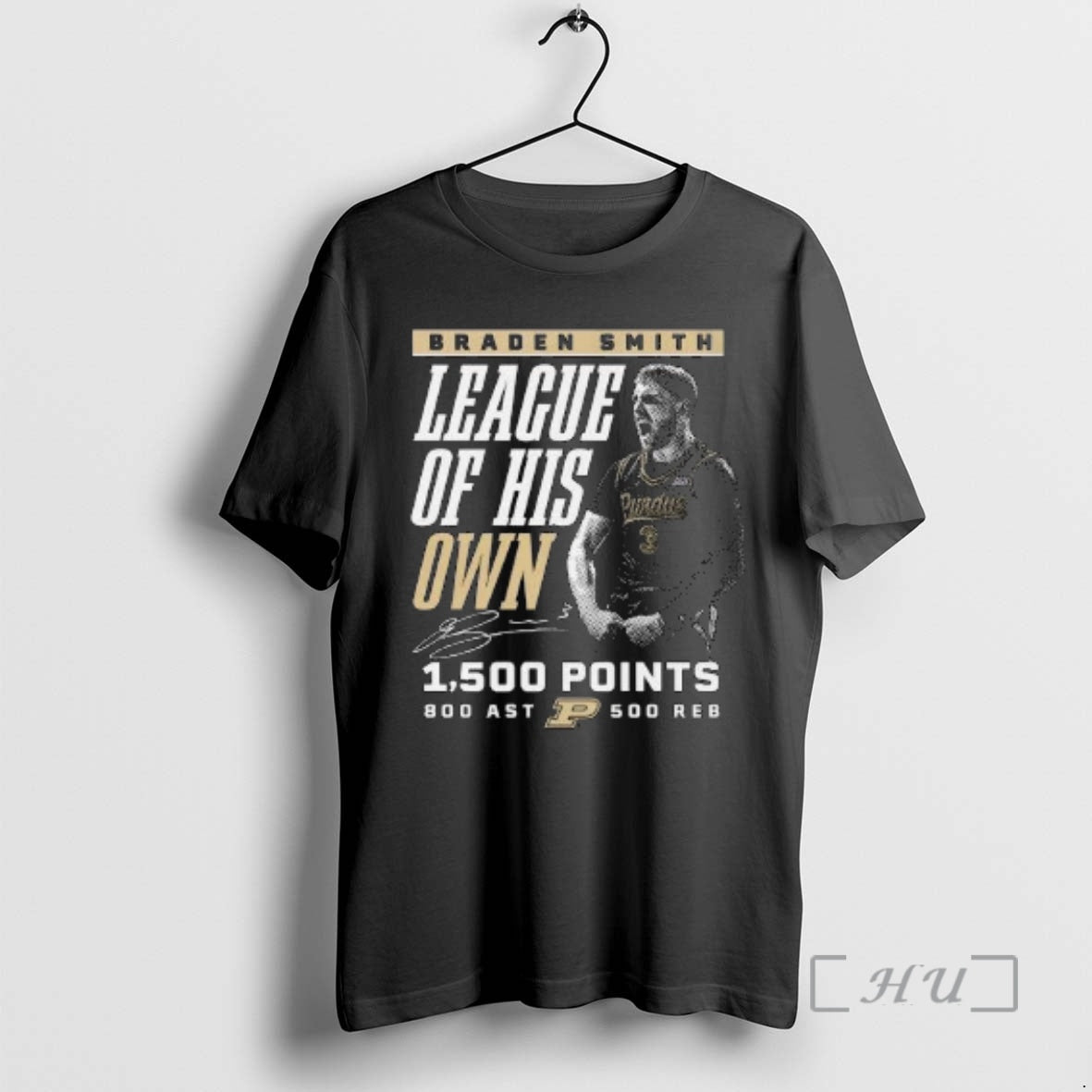 Officials Braden Smith League Of His Own 1500 Points 800 Ast 500 Reb Signature Circle T-Shirts, Hoodie, Sweatshirt