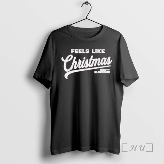 Officials Brett Eldredge Wearing Feels Like Christmas T-Shirts, Hoodie, Sweatshirt | AU18TeeNovaLab.com
