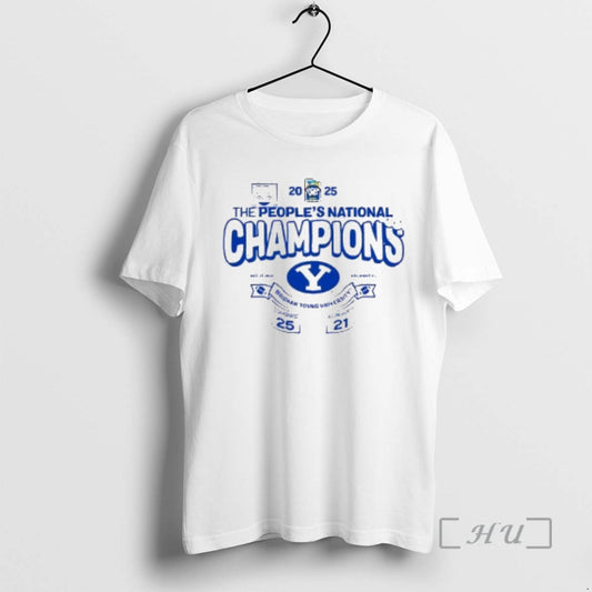 Officials Brigham Young University 2025 The Peoples National Champions T-Shirts, Hoodie, Sweatshirt | AU18TeeNovaLab.com