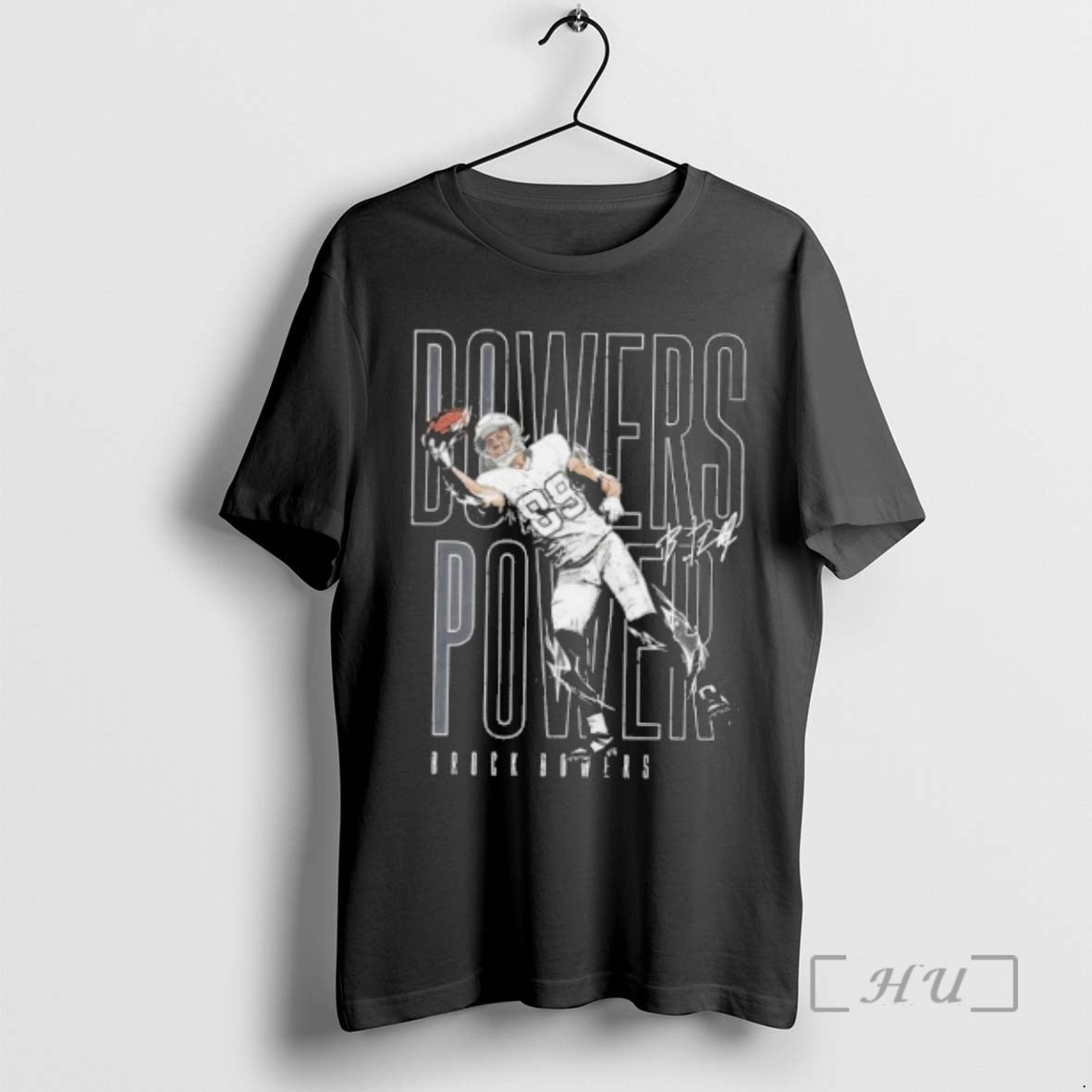 Officials Brock Bowers Las Vegas Bowers Power T-Shirts, Hoodie, Sweatshirt | AU18TeeNovaLab.com