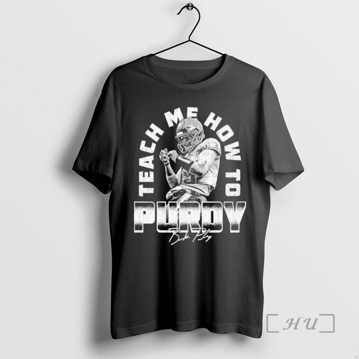 Officials Brock Purdy San Francisco Teach Me How To Purdy Signature Premium T Shirts Sweater Hoodie, Sweatshirt