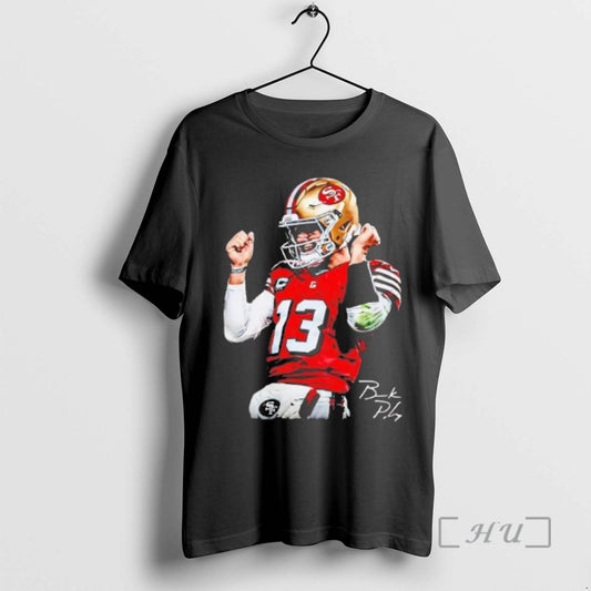 Officials Brock Purdy Dougie Celebration Signature T-Shirts, Hoodie, Sweatshirt | AU18TeeNovaLab.com