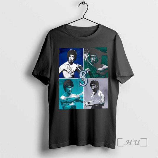 Officials Bruce Lee Seattle Mariners Logo T-Shirts, Hoodie, Sweatshirt | AU18TeeNovaLab.com